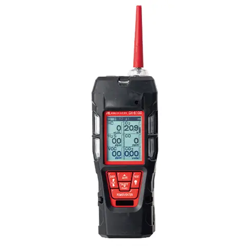 RIKEN KEIKI GX‐6100 with Ltthium Battery,No BIuetooth P/N:GMllP3E3LO(50) Target gas i CH4。/。 LEL】 02,H2S,CO,VOC 10 0eV ppm,HCN