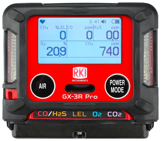 RKK GX 3R PRO (O2/H2S/CO/CH4) + Optional 5th Sensor